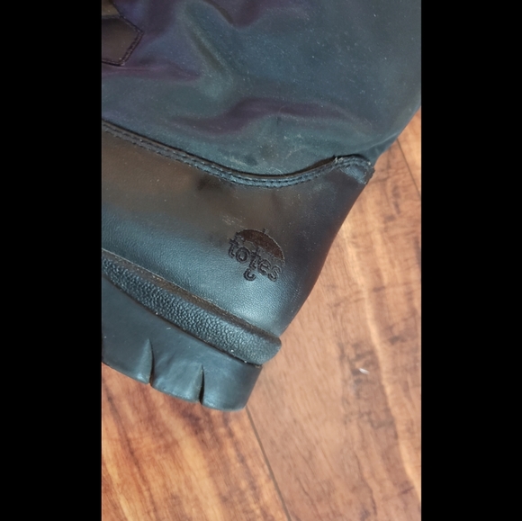 Black Totes Winter boots faux lining waterproof 8 - Picture 3 of 13